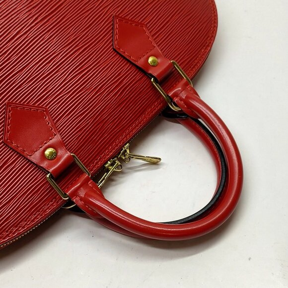 Louis Vuitton Alma Red Epi Hand Bag mon-551-091225 - Picture 9 of 16